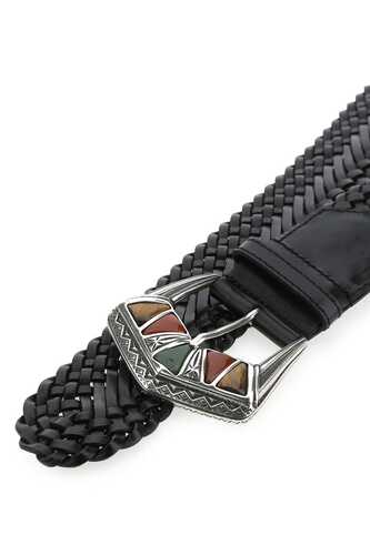 에트로 Black leather belt  / 1N5227567 0001