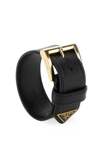 프라다 Black leather bracelet  / 1IB479053 F0002