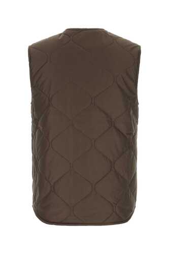 ETUDES Chocolate polyester vest / APEX BROWN