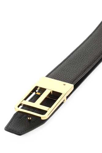 톰포드 Black leather belt / TB276LCL236G 3BN06