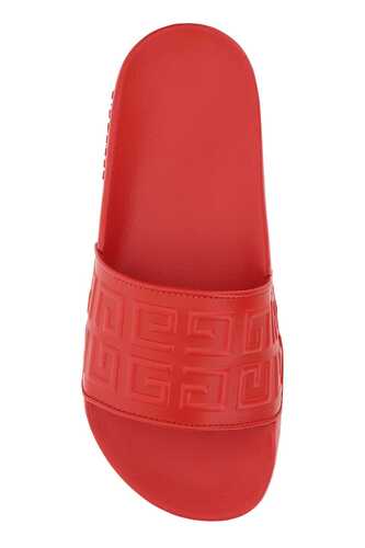 지방시 Red leather 4G slippers / BE3060E18E 600
