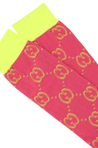 구찌 Embroidered nylon socks / 7006264G355 5575