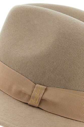 BORSALINO Cappuccino velour hat / 170016 0061