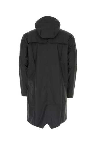 RAINS Black polyester raincoat / 12020 BLA