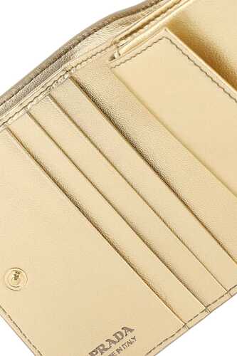 프라다 Gold leather wallet / 1MV2042CLE F0522