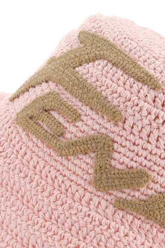 펜디 Pastel pink crochet hat / FXQ652AJFM F0QD1