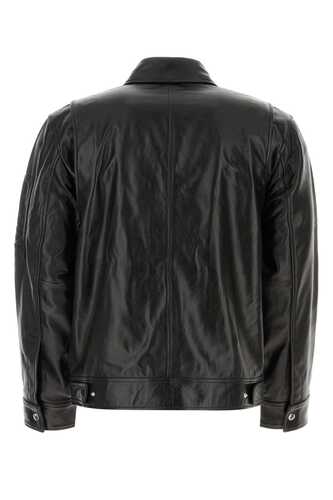 HELMUT LANG Black leather jacket / N05HM104 001