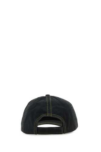 가니 Black cotton baseball cap / A5267 099