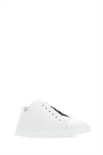 펜디 White leather sneakers  / 7E1198A5JP F150F