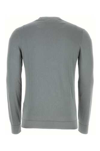 FEDELI Sage green cotton sweater  / 6UED8015 710