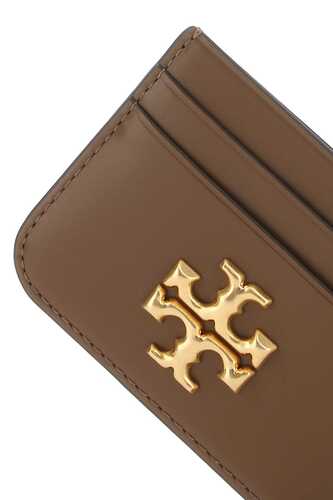 토리버치 Brown leather card holder  / 86346 909