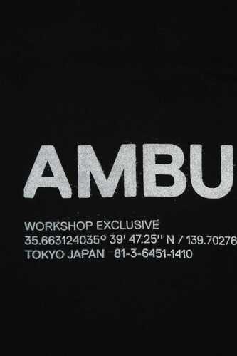 AMBUSH Black wool scarf / BMMA005F22KNI001 1002