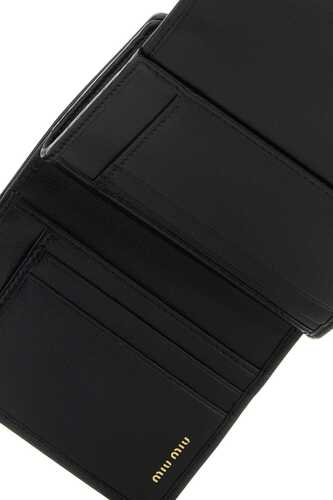 미우미우 Black leather wallet / 5ML0022FPP F0002