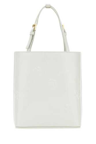 프라다 White leather handbag / 1BA401VOOFZO6 F0009