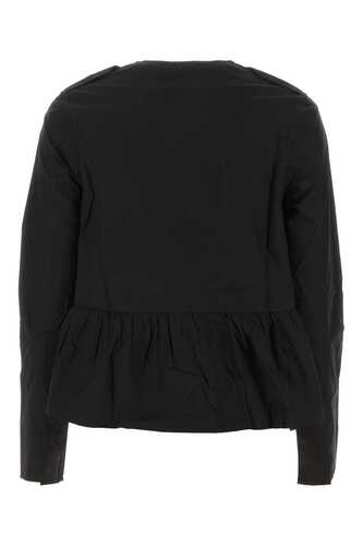 가니 Black cotton blouse  / F8267 099