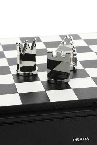 프라다 Black leather chess set  / 2SG0770DC F0002