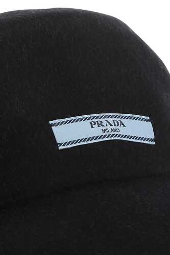 프라다 Black cashmere hat / 1HC1371YA9 F0700
