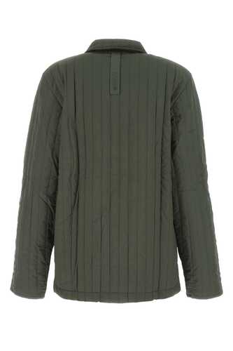 RAINS Olive green polyester jacket / 18610 GRE