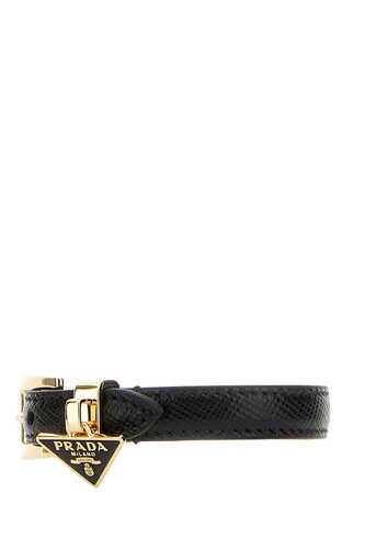 프라다 Black leather bracelet  / 1IB351053 F0002