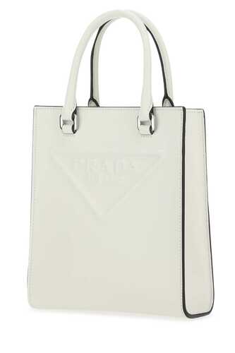 프라다 White leather handbag / 1BA333ASK F0009