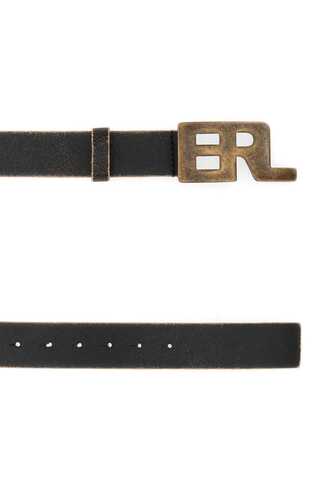 ERL Dark brown leather belt / ERL07K809 1