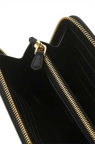 프라다 Black leather wallet / 1ML506QWA F0002