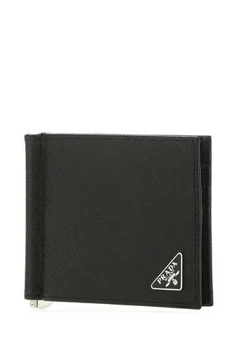 프라다 Black leather wallet / 2MN077QHH F0002