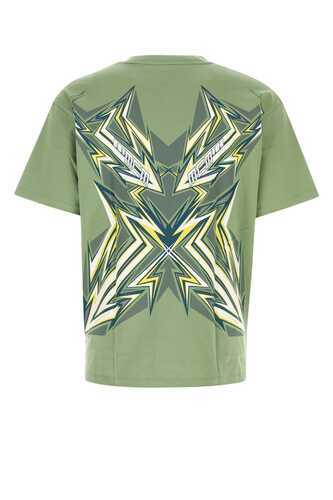 MCM Green cotton oversize t-shirt / MHTCAMM04 JZ