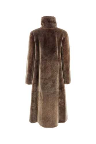 GIORGIO ARMANI Brown fur coat / H4AL03EAP08 455