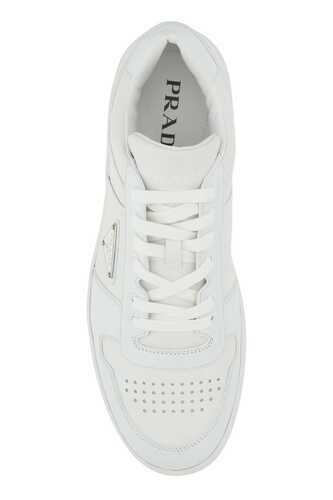 프라다 White leather sneakers  / 2EE3643LJ6 F0009