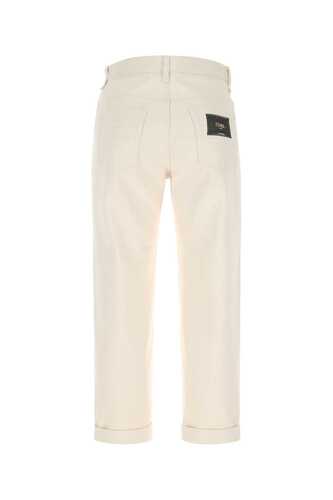 펜디 Ivory denim jeans  / FLP284AKCV F0QA0