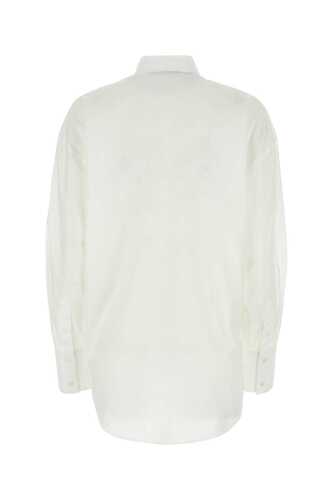 MSGM White poplin shirt / 3541MDE19X237608 01