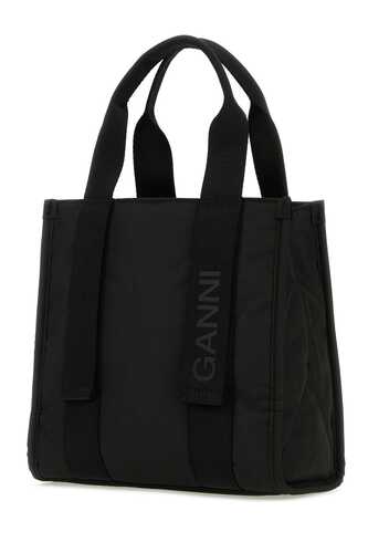 가니 Black polyester small handbag  / A4918 099