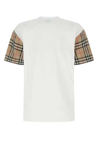 버버리 White cotton t-shirt  / 8042716 A1464