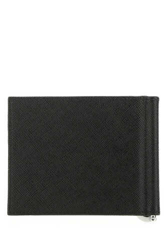 프라다 Black leather wallet / 2MN077QHH F0002