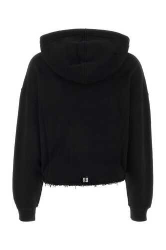 지방시 Black cotton sweatshirt / BWJ03M3YAC 001