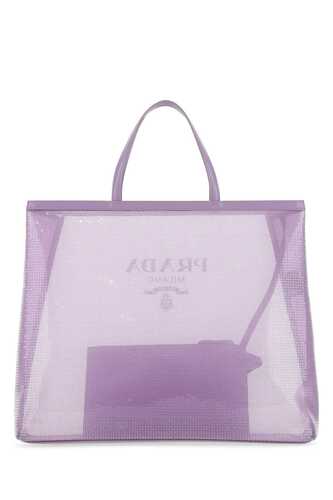 프라다 Lilac mesh shopping bag / 1BG4162D0A F027J