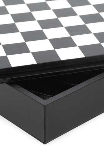 프라다 Black leather chess set  / 2SG0770DC F0002
