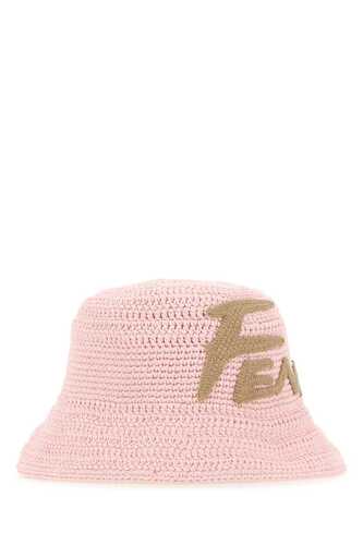 펜디 Pastel pink crochet hat / FXQ652AJFM F0QD1