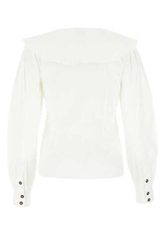 가니 White poplin shirt  / F5500 151
