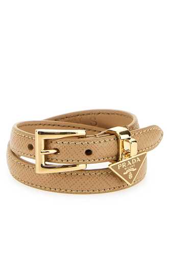 프라다 Beige leather bracelet  / 1IB478053 F0036