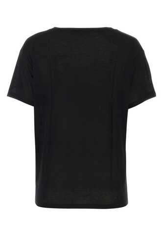 BASERANGE Black bamboo Tolo t-shirt / TOLO BLACK