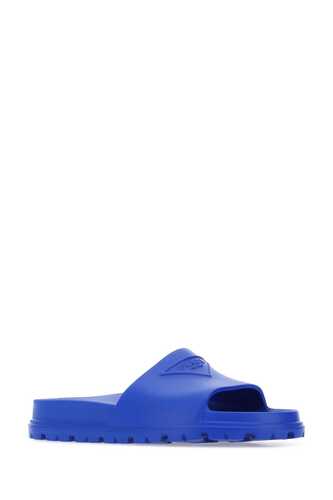 프라다 Blue rubber slippers / 2X30853LKV F0013