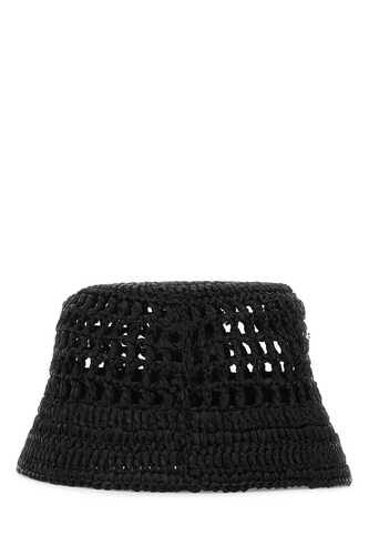 프라다 Black raffia hat  / 2HC1372A2T F0002