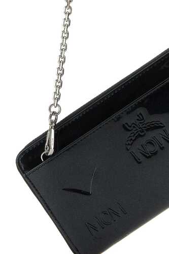 MCM Black leather wallet / MYLDATA05 BK
