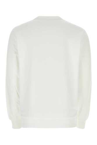버버리 White cotton sweatshirt / 8072758 A1464