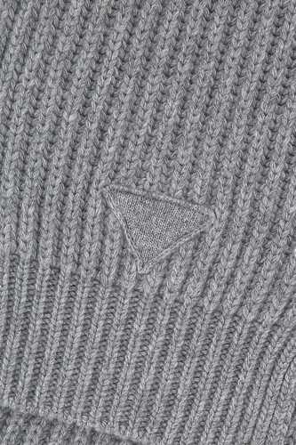 프라다 Grey wool blend scarf / 27465S21210U5 F0031
