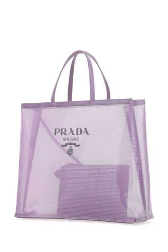 프라다 Lilac mesh shopping bag / 1BG4162D0A F027J