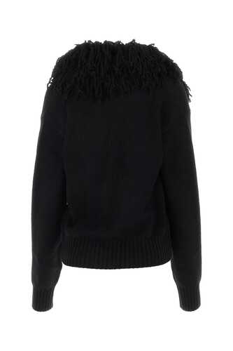 BLUMARINE Black wool cardigan / 2M366A N0990