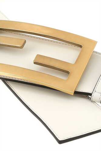 펜디 Ivory leather belt  / 8C0612A5DY F1550